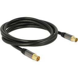 DeLock Antenna Cable IEC Plug > IEC RG-6/U 2m